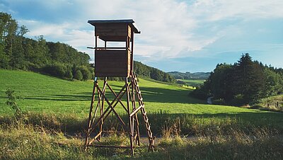 kleine Rundumblick-Kanzel inkl. 3m Unterbau