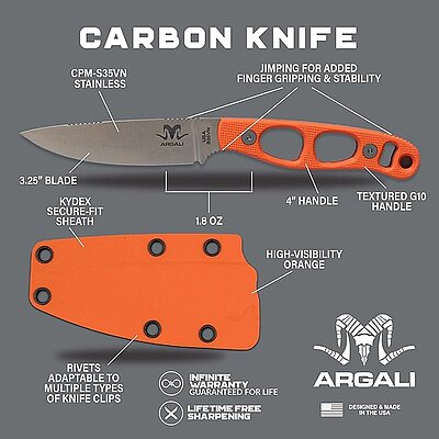 ARGALI Carbon Knife